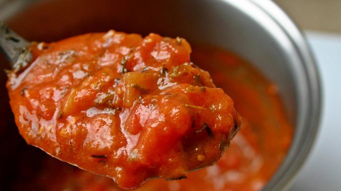 salsa de tomate casera salsa de tomate casera