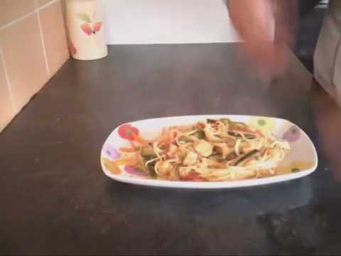 Spaguetti estilo asiatico