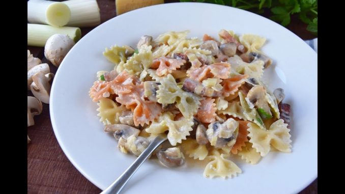 Pasta con champiniones