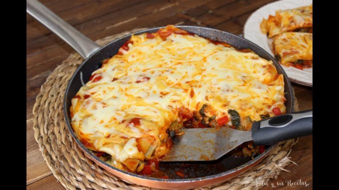 Lasaña de verduras