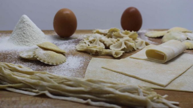 Pasta fresca hecha a mano